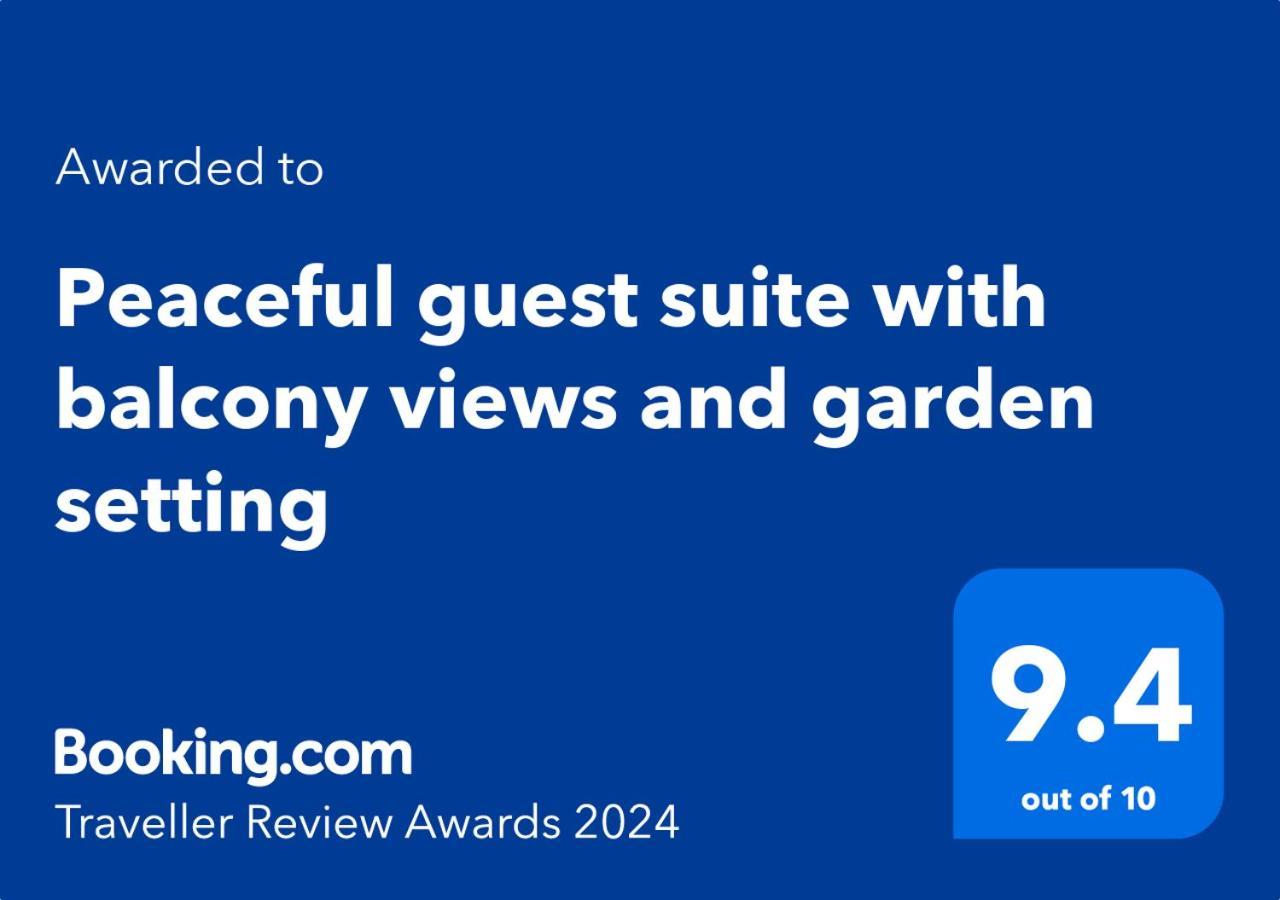 Peaceful Guest Suite With Balcony Views And Garden Setting Брентон-он-Си Экстерьер фото