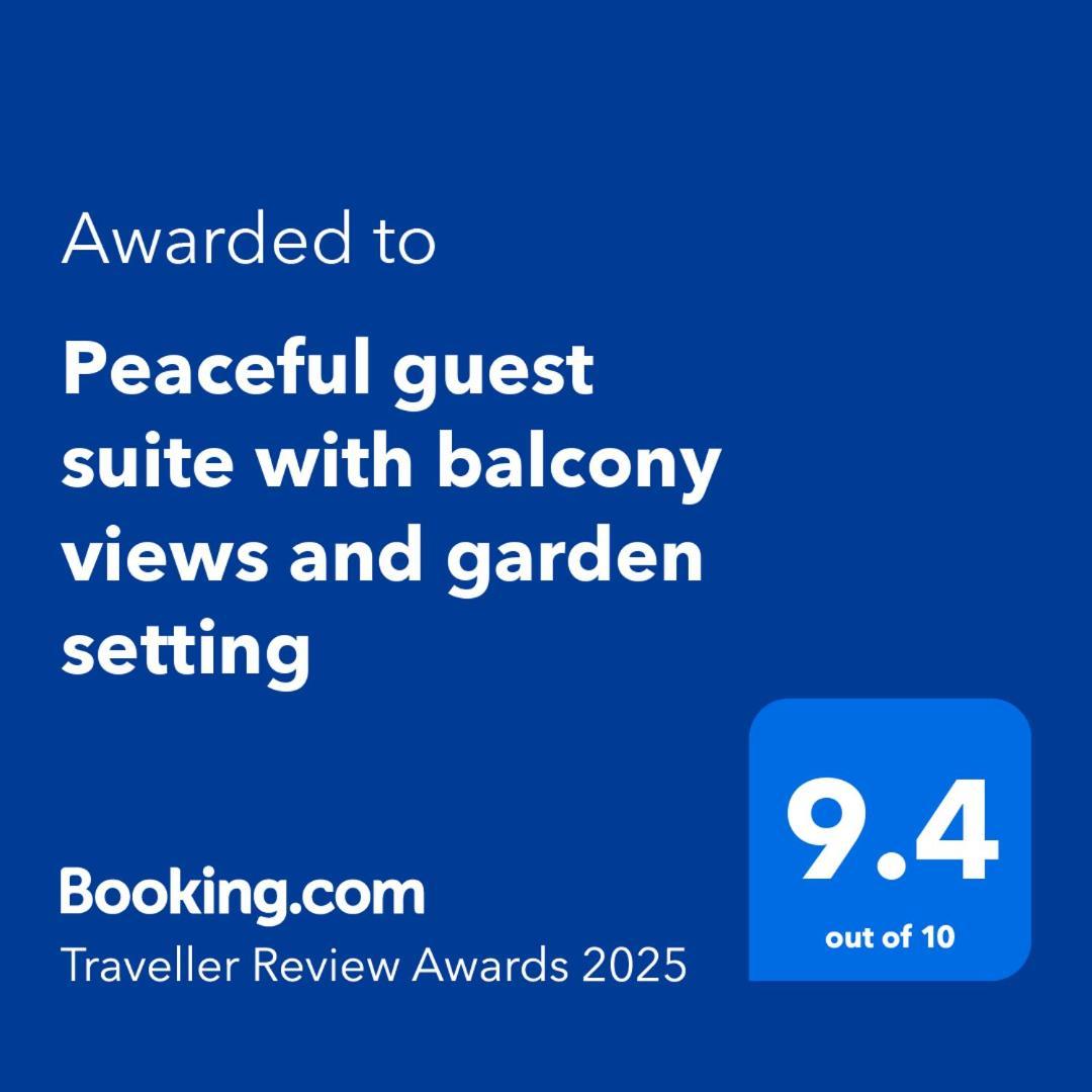 Peaceful Guest Suite With Balcony Views And Garden Setting Брентон-он-Си Экстерьер фото
